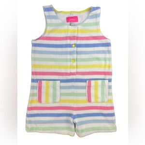 JOULES Striped Terry Romper - 5